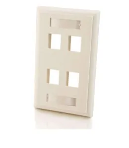 Cablixcom Faceplates de 1,2,3 y 4 posiciones